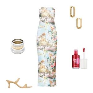 Superdown Blue Harmony Maxi Dress